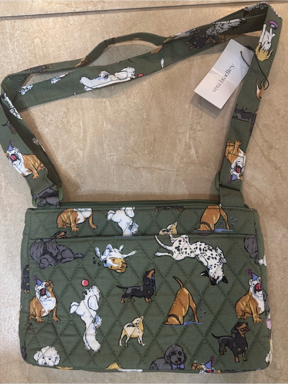 Vera Bradley Little Hipster Dog Park Bag - Picture 6 of 12
